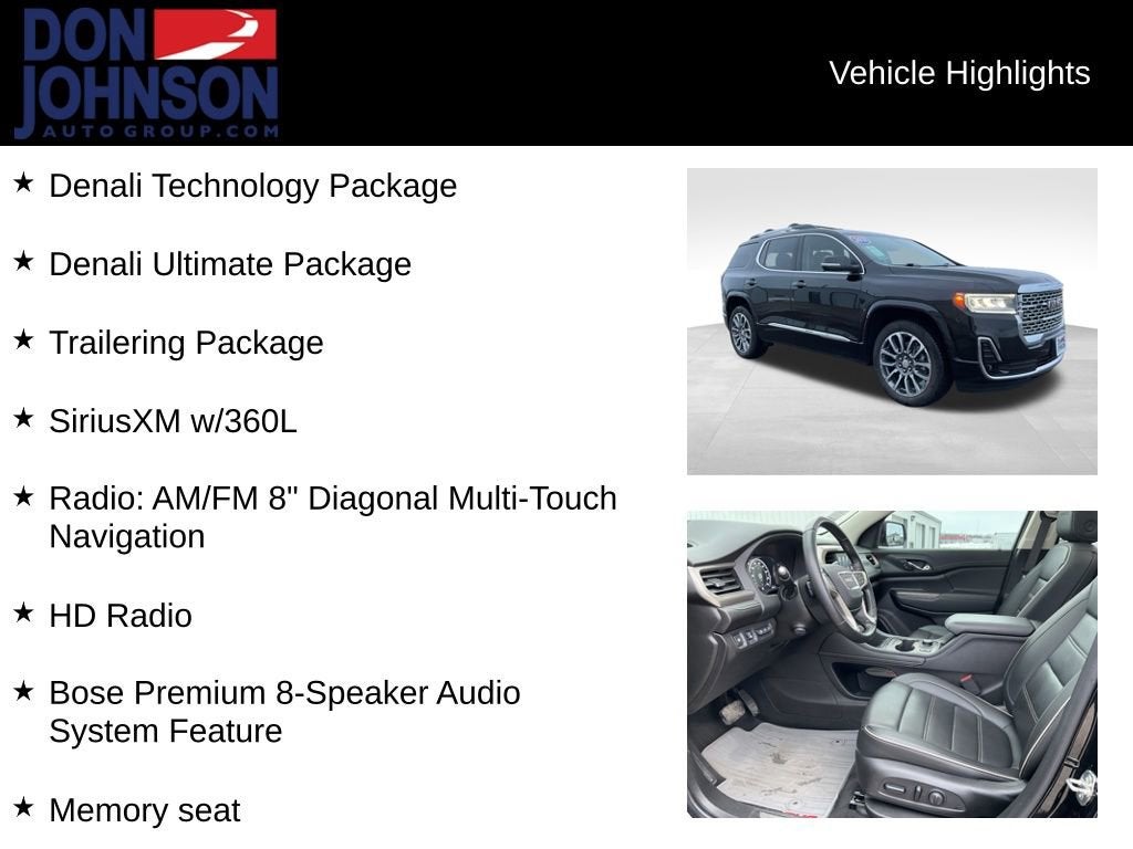 2021 GMC Acadia Denali