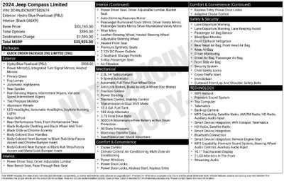 2024 Jeep Compass Limited 4x4