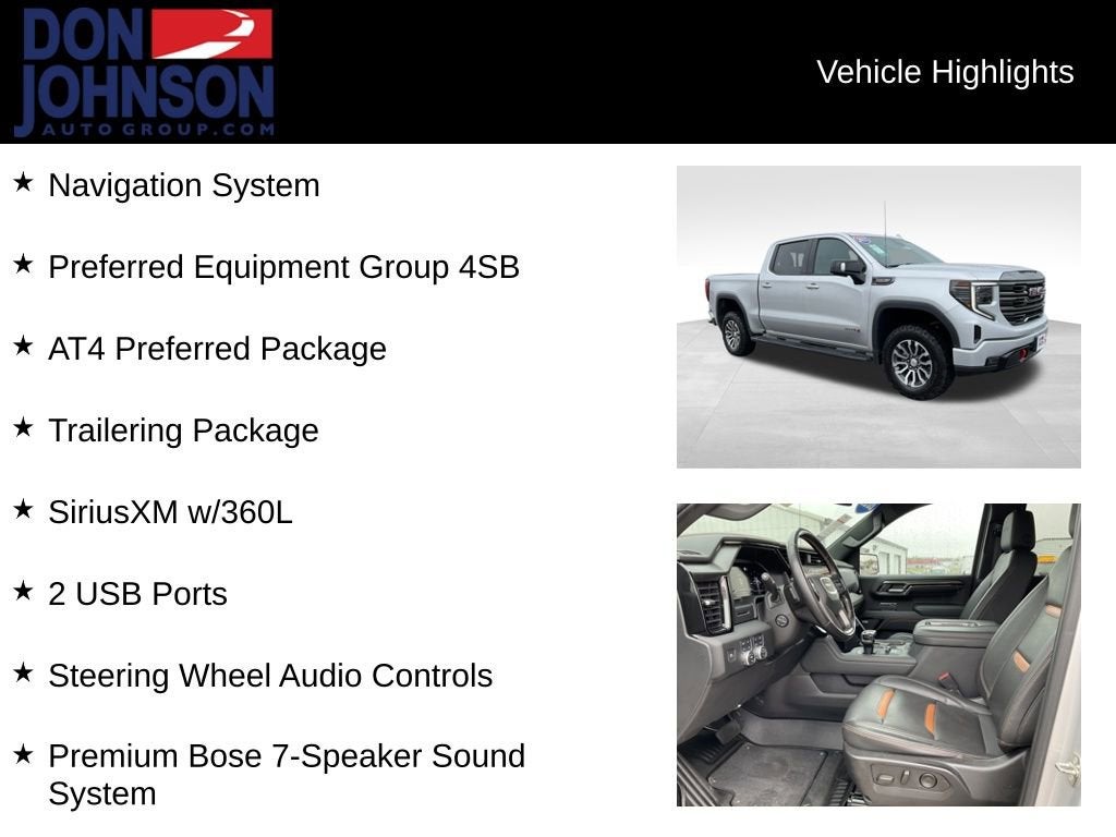 2022 GMC Sierra 1500 AT4