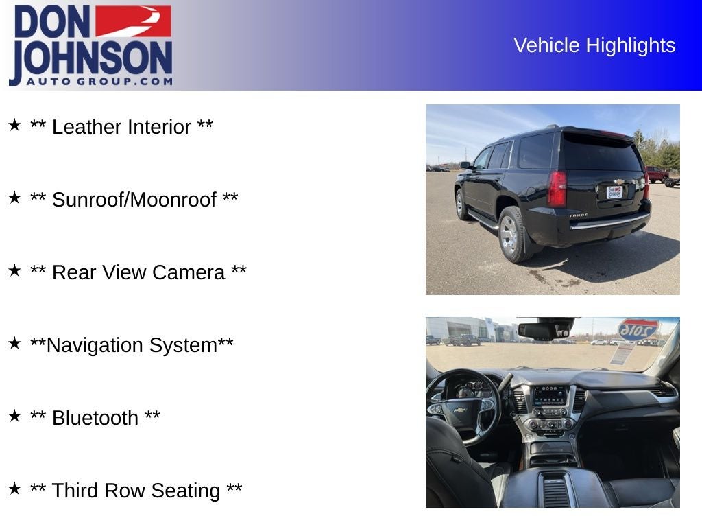 2016 Chevrolet Tahoe LTZ