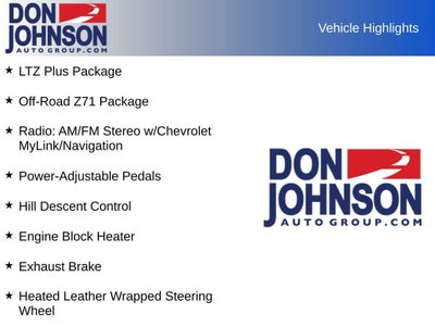 2017 Chevrolet Silverado 2500 HD LTZ