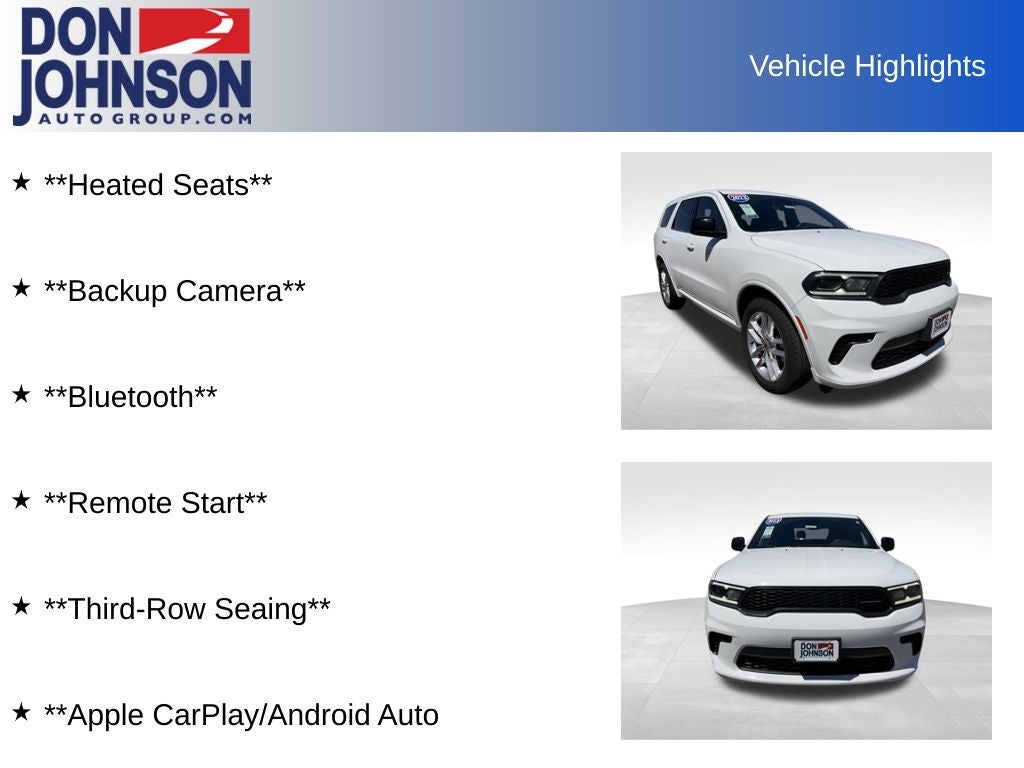 2023 Dodge Durango GT AWD