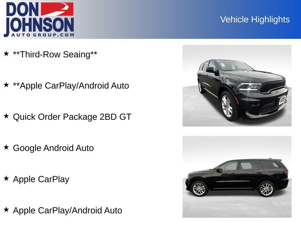 2023 Dodge Durango GT AWD