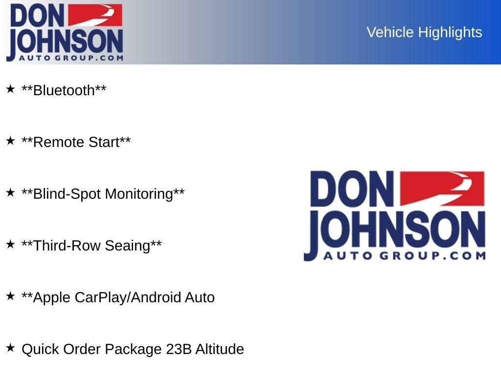 2023 Jeep Grand Cherokee L Altitude 4x4