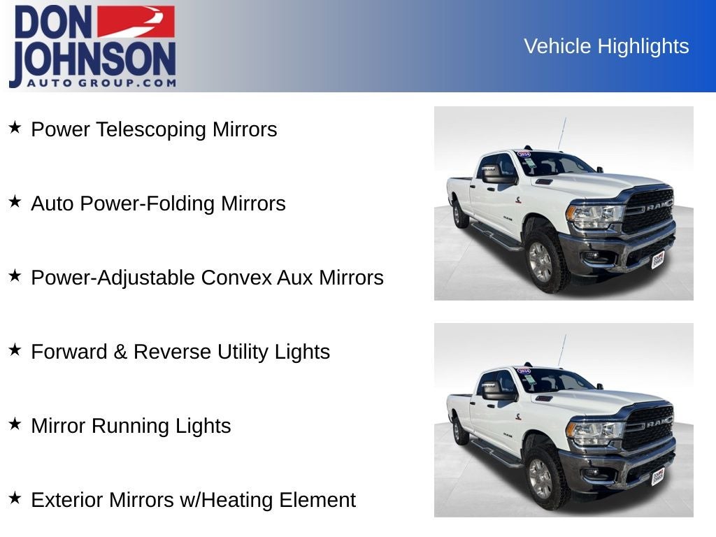 2024 RAM 3500 Big Horn Crew Cab 4x4 8' Box