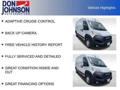 2025 RAM ProMaster 2500 Cargo Van Tradesman High Roof 159' WB w/Pass Seat