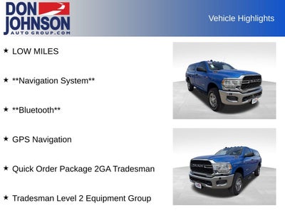 2022 RAM 2500 Tradesman Regular Cab 4x4 8' Box