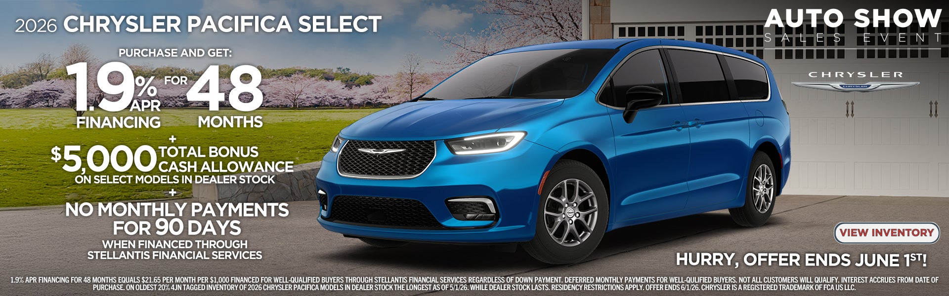 2026 Chrysler Pacifica Select