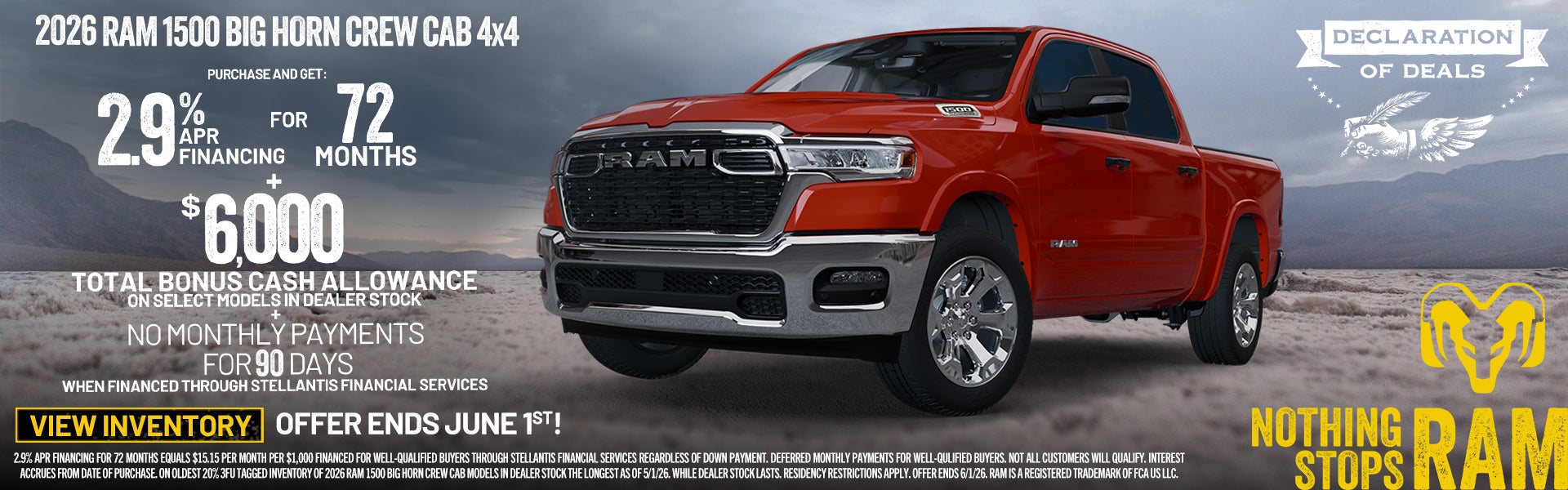Ram 1500 Big Horn Crew Cab 4x4