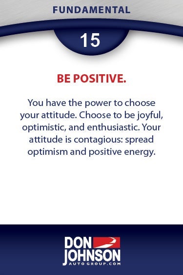 Fundamental 15 - Bring It Every Day