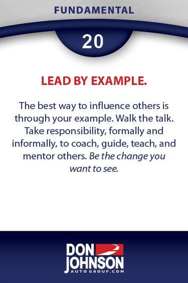 Fundamental 20 - Embrace And Drive Change