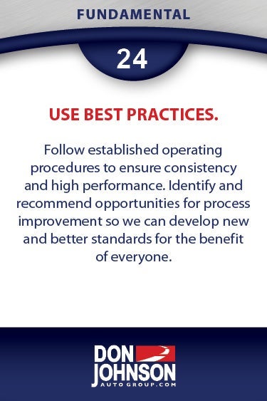 Fundamental 24 - Provide Legendary Service